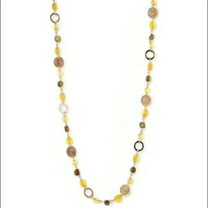 Style & Co New gold Coin Beaded Tortoise N…